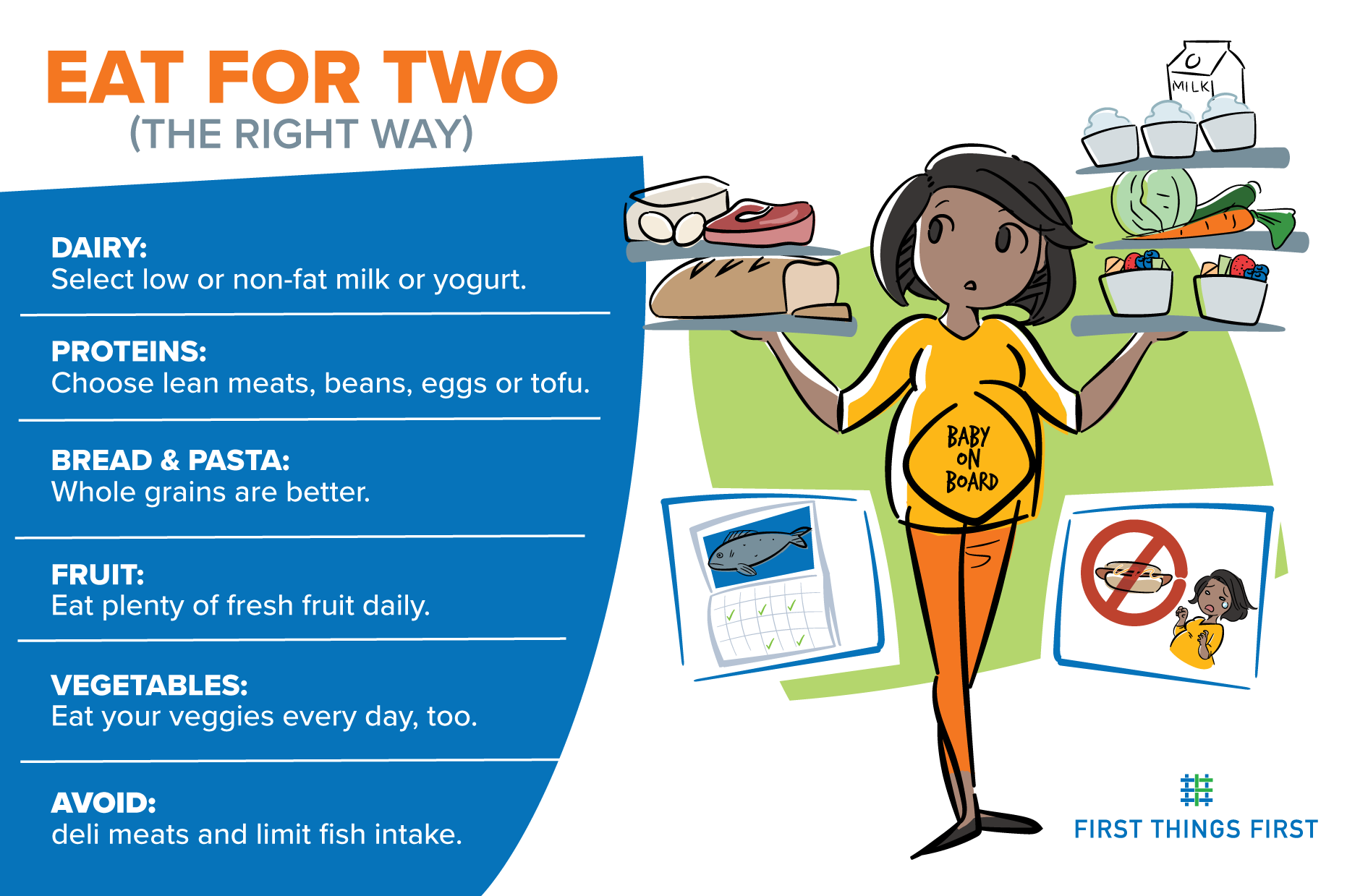 How to eat for two - you and your baby