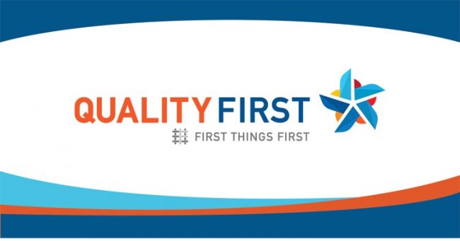 Quality First logo